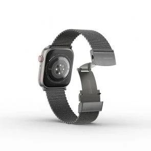 Фото: Ремінець AMAZINGthing for Apple Watch 41/40/38mm - Titan Metal Black (ATS7TM41GB) № 4 | KTC