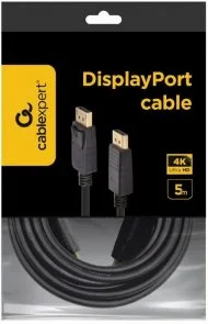 Фото: Кабель Cablexpert v1.2 DP / DP 5m Black (CC-DP2-5M) № 3 | KTC