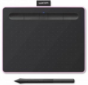 Графічний планшет Wacom Intuos M Bluetooth Pink (CTL-6100WLP-N)