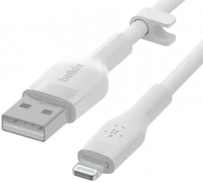 Фото: Кабель Belkin Silicone AM / Lightning MFI 1m White (CAA008BT1MWH) № 3 | KTC