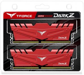 Оперативна пам’ять Team Dark Z Red DDR4 2x8GB (TDZRD416G3600HC18JDC01)