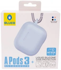 Фото: Чохол Blueo for AirPods 3gen - Silicone Case Sky Blue № 4 | KTC
