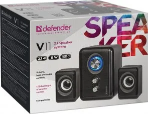 Фото: Колонки Defender V11 Black (65111) № 2 | KTC