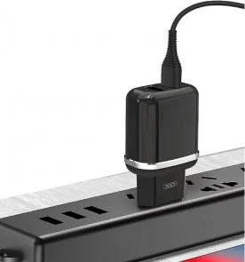 Фото: Зарядний пристрій XO L69 with Micro USB cable Black № 2 | KTC