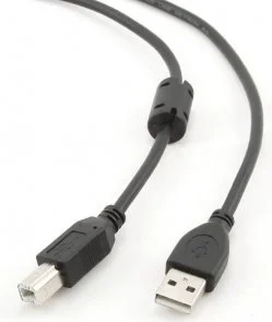 Кабель Cablexpert AM / BM 3m Black (CCFB-USB2-AMBM-3M)