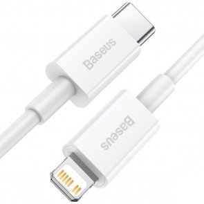 Кабель Baseus Superior Series Fast Charging PD 20W Type-C / Lightning 0.25m White (CATLYS-02)