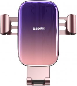 Кріплення для мобільного телефону Baseus Glaze Gravity Car Mount Pink (SUYL-LG04)