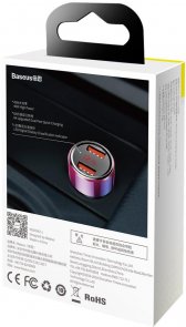 Зарядний пристрій Baseus Magic Series Dual QC 45W 2xUSB Red (CCMLC20A-09)