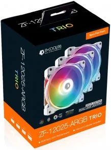 Фото: Кулер ID-COOLING ZF-12025-ARGB-TRIO-SNOW № 6 | KTC