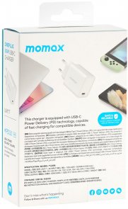 Зарядний пристрій Momax UM17 One Plug PD 30W White (UM17EUW)