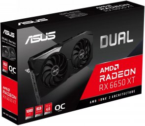 Відеокарта ASUS RX 6650 XT OC Edition (DUAL-RX6650XT-O8G)