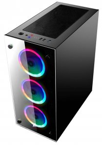 Корпус 1stPlayer V6-4R1 Black with window