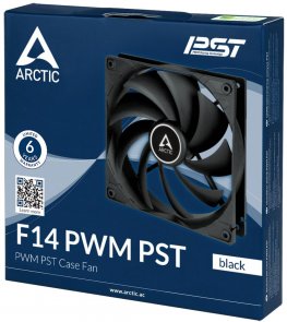 Вентилятор для корпуса Arctic F14 PWM PST Black (ACFAN00219A)