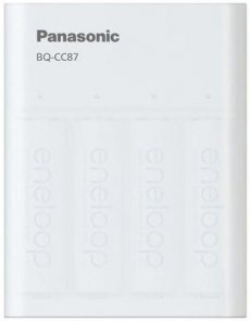 Зарядний пристрій Panasonic BQ-CC87 with Power Bank function (BQ-CC87USB)