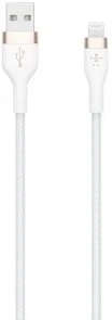Фото: Кабель Belkin Boost Charge Pro Flex AM / Lightning MFI 3m White (CAA010BT3MWH) № 2 | KTC