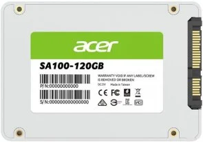 Фото: SSD-накопичувач Acer SA100 SATA III 120GB (BL.9BWWA.101) № 2 | KTC