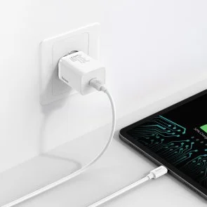 Фото: Зарядний пристрій Baseus Super Silicone PD 30W White (CCSUP-J02) № 7 | KTC