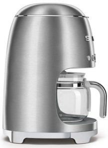 Крапельна кавоварка Smeg Retro Style Matte Chrome (DCF02SSEU)