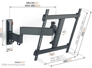 Кронштейн Vogels TVM 3443 (3834430)