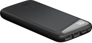 Батарея універсальна Wentronic Goobay Slimline 10000mAh Black (53935)