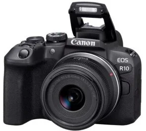 Фото: Цифрова фотокамера Canon EOS R10 kit RF-S 18-45 IS STM Black (5331C047) № 3 | KTC