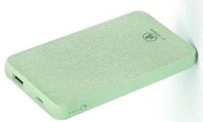 Фото: Батарея універсальна Hama Fabric 10 10000mAh Smoke Green (00187259) № 4 | KTC