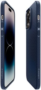 Чохол Spigen for Apple iPhone 14 Pro - Liquid Air Navy Blue (ACS04958)