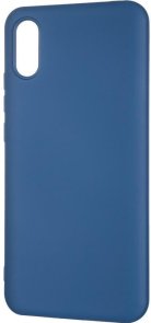 Чохол Mobiking for Xiaomi Redmi 9a - Full Soft Case Dark Blue (81252)