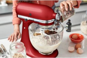 Міксер стаціонарний KitchenAid 5KSM125EER Red