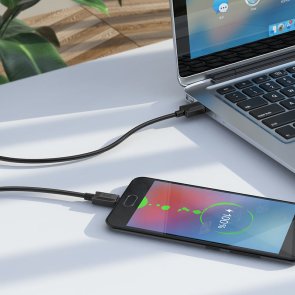 Кабель Hoco X73 AM / Micro USB 1m Black (37048)