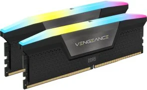 Фото: Оперативна пам’ять Corsair Vengeance RGB Black DDR5 2x16GB (CMH32GX5M2B5200C40) № 2 | KTC