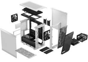 Фото: Корпус FRACTAL DESIGN Meshify 2 Mini White with window (FD-C-MES2M-02) № 8 | KTC
