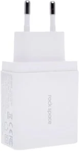 Фото: Зарядний пристрій Rock Space CH-T27 Travel 18W with Type-C cable White (HPM6-QJR-WP) № 4 | KTC