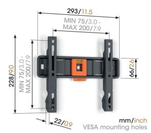 Кронштейн Vogels TVM 1203 Black (1812030)