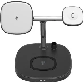 Фото: Бездротова зарядна станція WIWU Power Air M8 4 in 1 Series Black (4i1 M8) № 3 | KTC