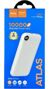 Батарея універсальна Hoco DB17 10000mAh White