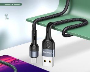 Кабель Usams US-SJ450 U55 AM / MicroUSB 1m Black (SJ450USB01)