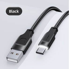 Кабель Usams US-SJ568 6A AM / Type-C 1.2m Black (SJ568USB01)