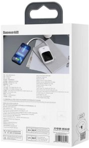 Батарея універсальна Baseus Qpow Pro 10000mAh QC20W with Lightning cable White (PPQD020002)