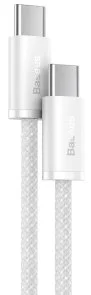 Фото: Кабель Baseus Dynamic Series Fast Charging Data Cable 100W Type-C / Type-C 1m White (CALD000202) № 2 | KTC