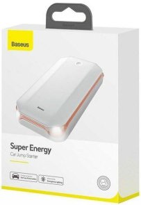 Бустер Baseus Super Energy Car Jump Starter 8000 mAh White (CRJS01-02)