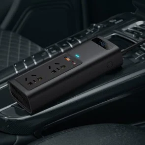 Фото: Інвертор автомобільний Baseus In-car Inverter 150W (220V CN/EU) Black № 4 | KTC
