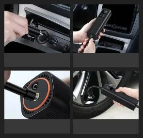 Фото: Автомобільний компресор Baseus Super Mini Inflator Pump Black (CRCQ000001) № 5 | KTC