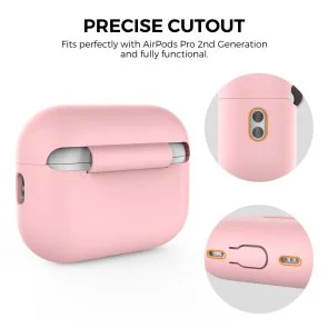 Фото: Чохол for AirPods Pro 2 - Silicon Case DELIDIGI Pink № 2 | KTC