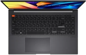 Фото: Ноутбук ASUS Vivobook S 15 OLED M3502QA-L1209 Indie Black - 15.6" OLED 60 Гц / AMD Ryzen 7 / 5800H / DDR4 16 ГБ / PCI-E SSD 512 ГБ / Radeon Graphics № 3 | KTC