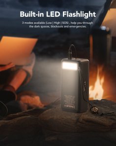 Батарея універсальна Veger Tank Boost 56000mAh T100W Camping Power Bank for Laptop ( VP 5001С)