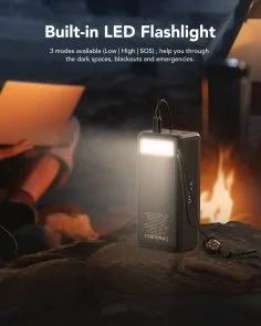 Фото: Батарея універсальна Veger Tank Boost 56000mAh T100W Camping Power Bank for Laptop ( VP 5001С) № 2 | KTC