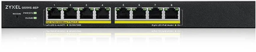 Фото: Комутатор Zyxel GS1915-8EP (GS1915-8EP-EU0101F) № 4 | KTC