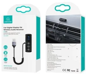 Фото: Ресивер Usams Car Digital Display FM UUS-SJ503 Black (SJ503JSQ01) № 5 | KTC
