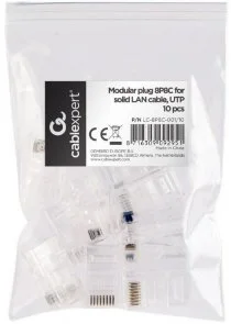 Фото: Конектор Cablexpert RJ-45 8P8C 10pcs (LC-8P8C-001/10) № 2 | KTC